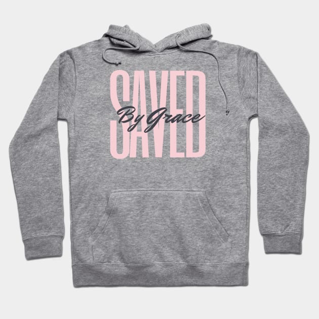 Saved by Grace Christian Graphic Hoodie by SOCMinistries